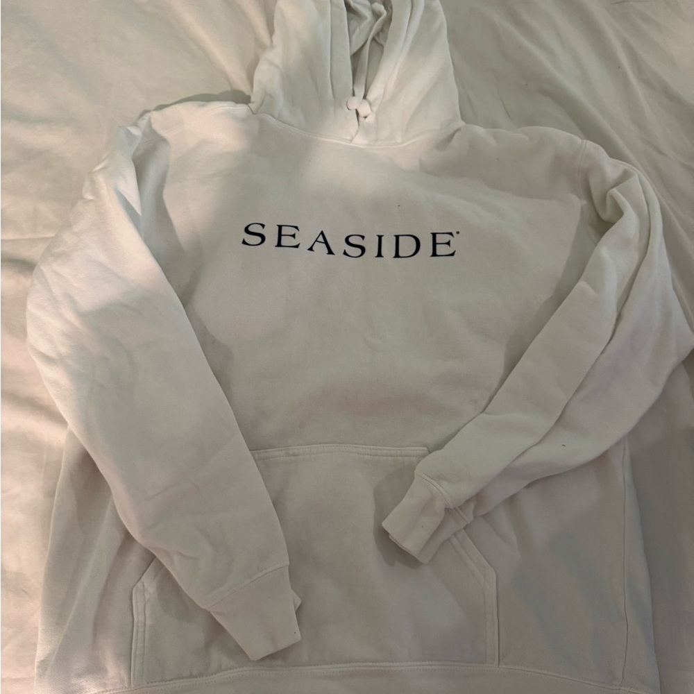 Seaside White Hoodie